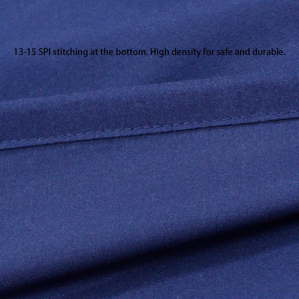 3-Pack Fitted Crib Sheets Set, 9" Deep Microfiber, Navy Blue Charcoal Gray B534
