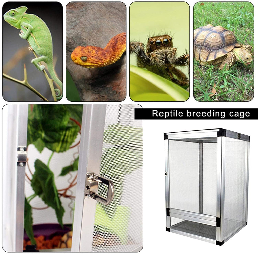 20X20X30cm Aluminum Mesh Reptile Cage D29032