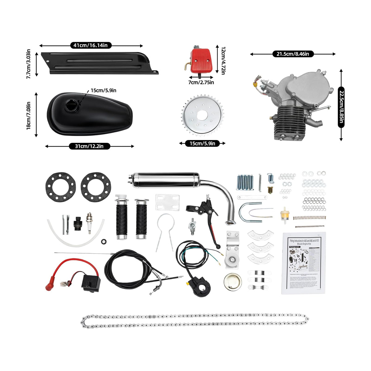 100CC 2-Stroke Bicycle Engine Kit C700