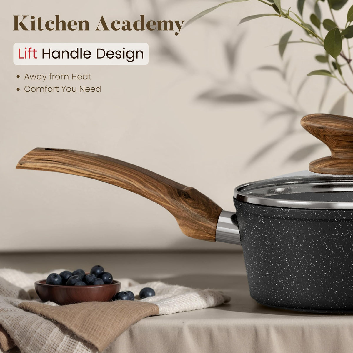 12 Pcs Non Stick Induction Cookware Set T653145