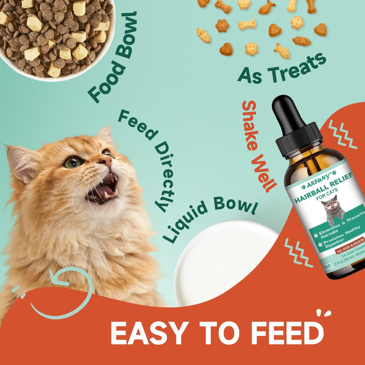 Hairball Treatment for Cats 120ML S955366