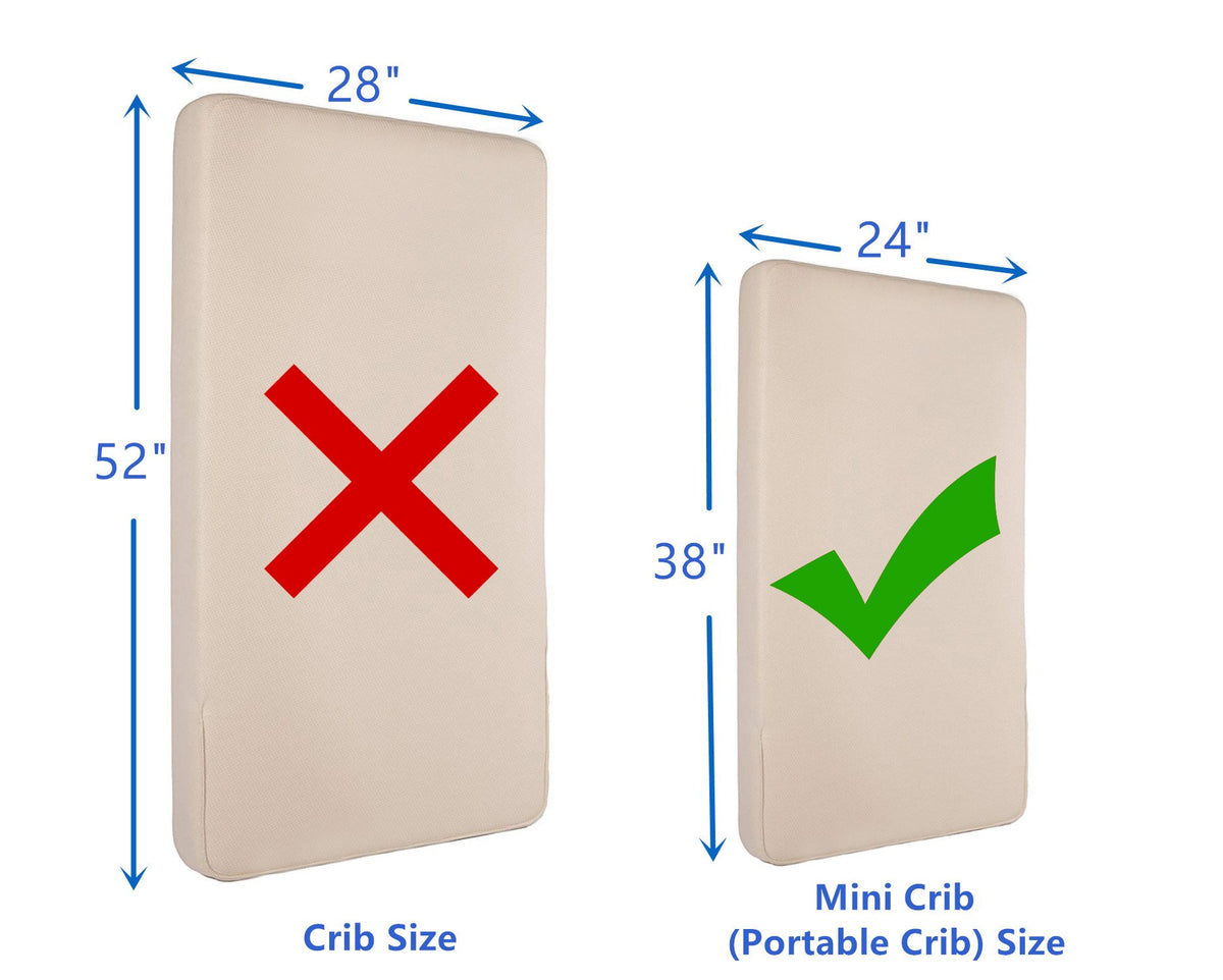 3 Pack Fitted Mini Crib Sheet 38x24" L65964