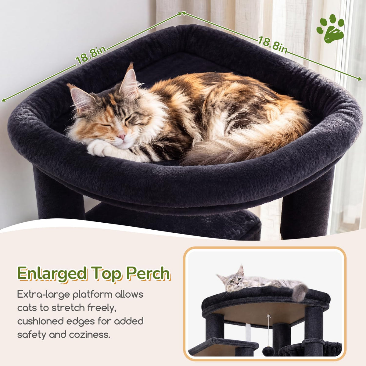 74in Heavy Duty Cat Tree Tower C91583