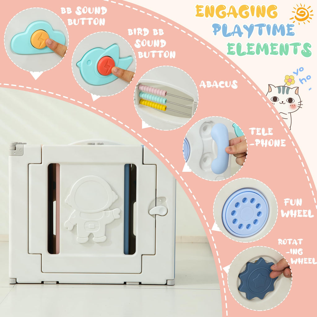 Foldable Colorful Baby Playpen L249231