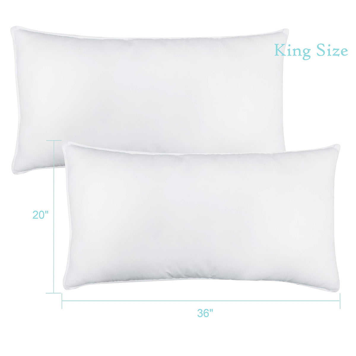 King Size Down Alternative Cooling Pillow Set of 2 M200334