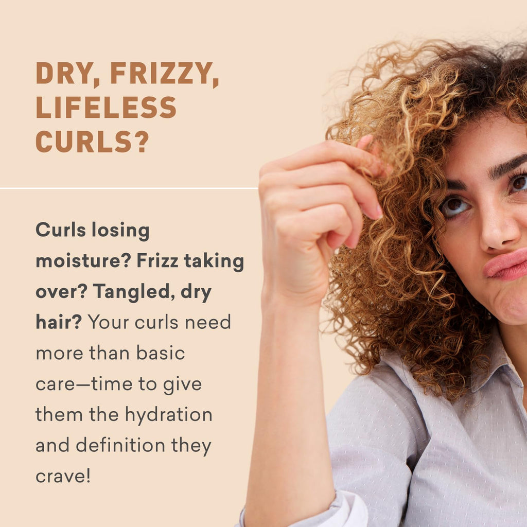 Sulfate-Free Hydrating Curl Enhancing Shampoo and Conditioner Set 16 oz C7297