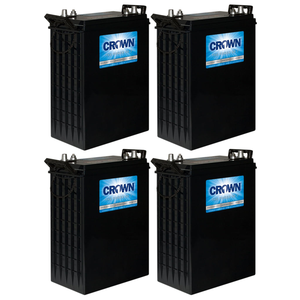 6V AGM Sealed Deep Cycle Battery 390Ah 4 Pack I2617