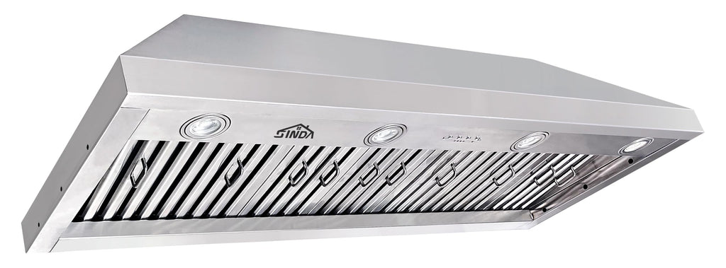 48 inch Stainless Steel Built-in Range Hood with Liner and Baffle Filter V639677