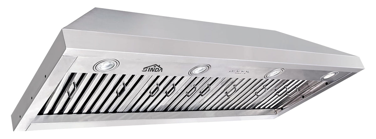 48 inch Stainless Steel Built-in Range Hood with Liner and Baffle Filter V639677