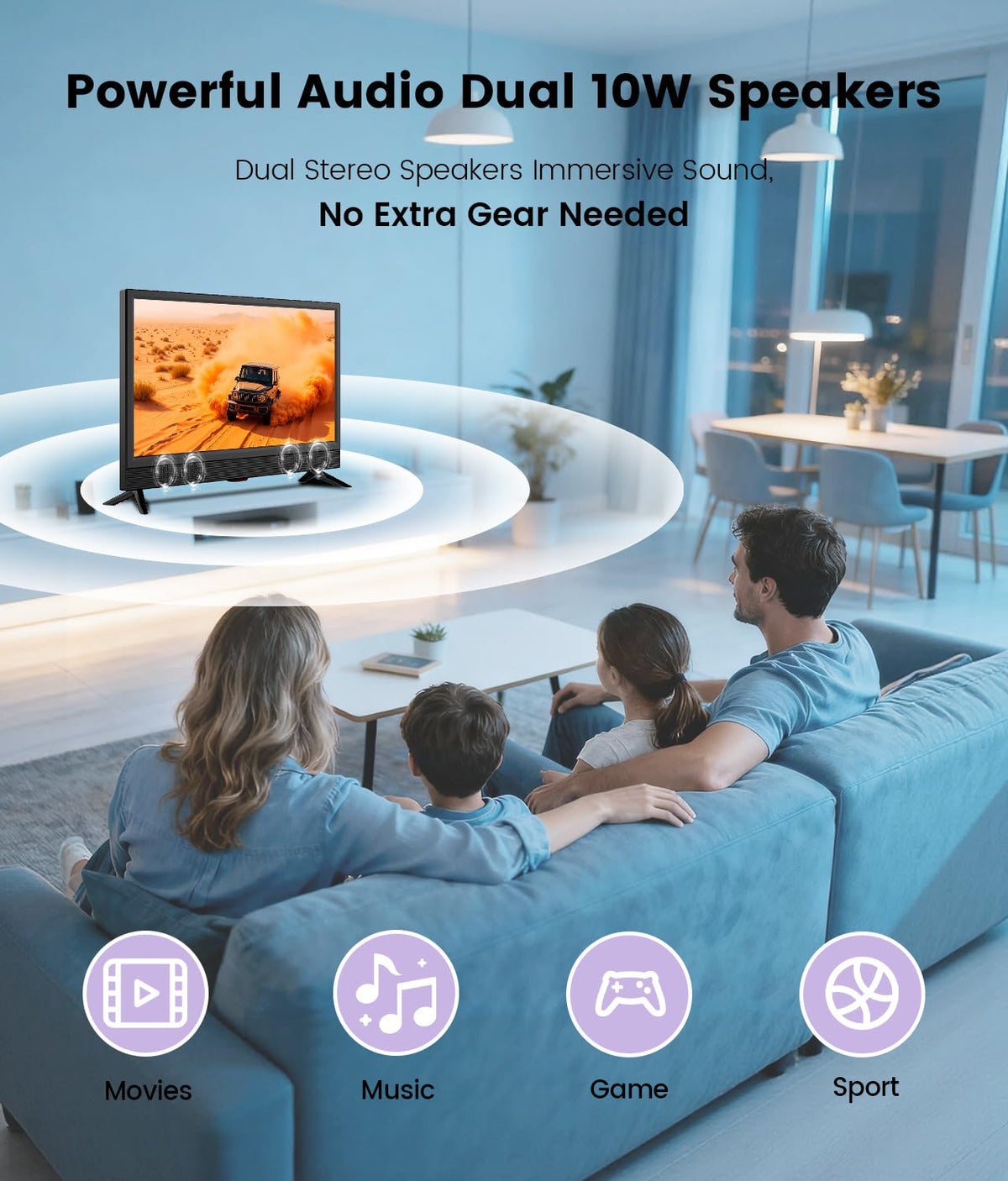 22 Inch 1080p LED Flat Screen HDTV D202820
