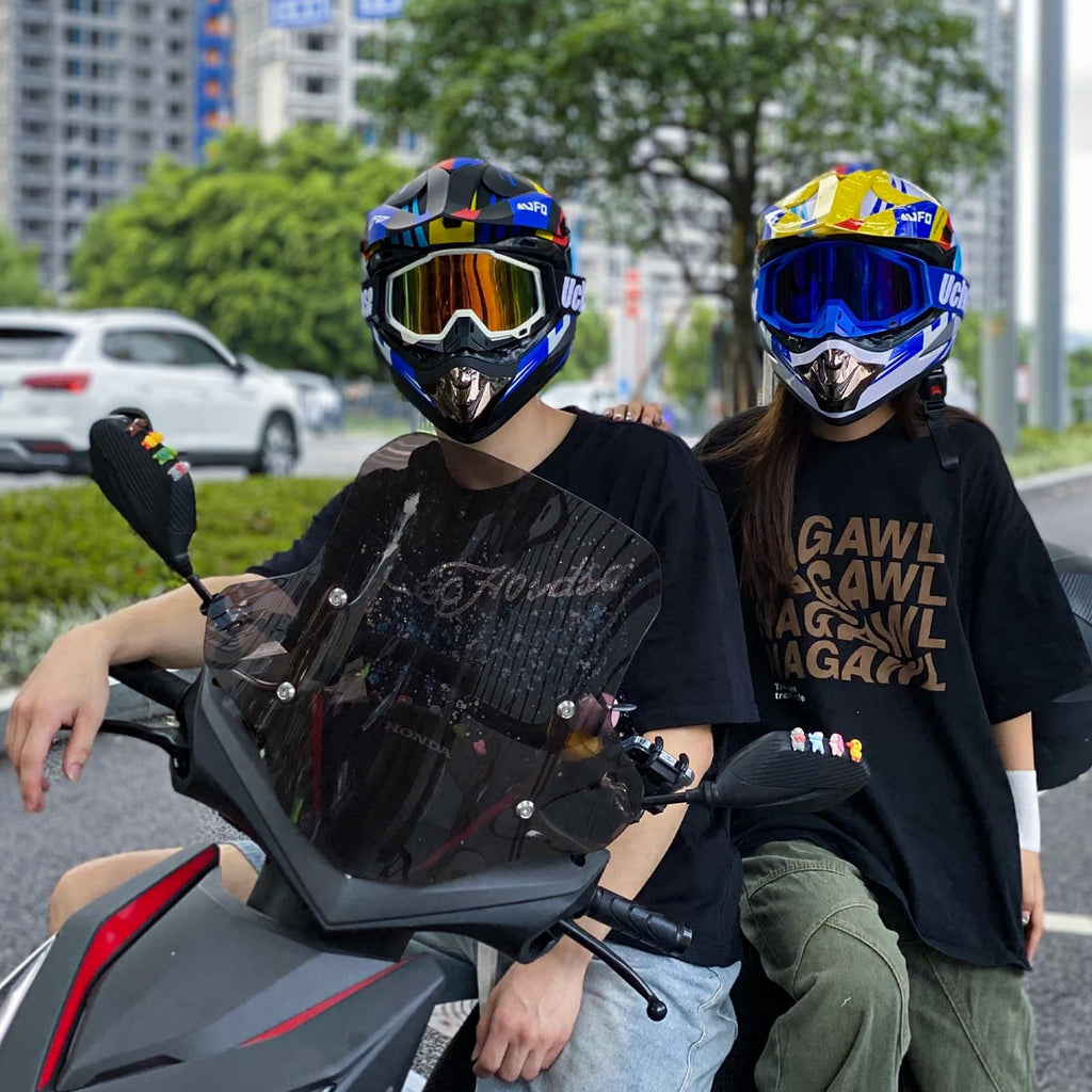 DOT Approved Kids Motocross Helmet with Goggles N889628