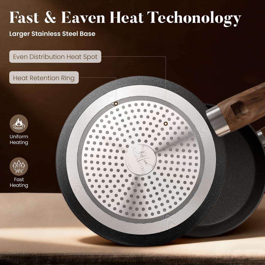 12 Pcs Non Stick Induction Cookware Set T653145