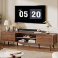 70" Mid Century Modern TV Stand with Storage A13163