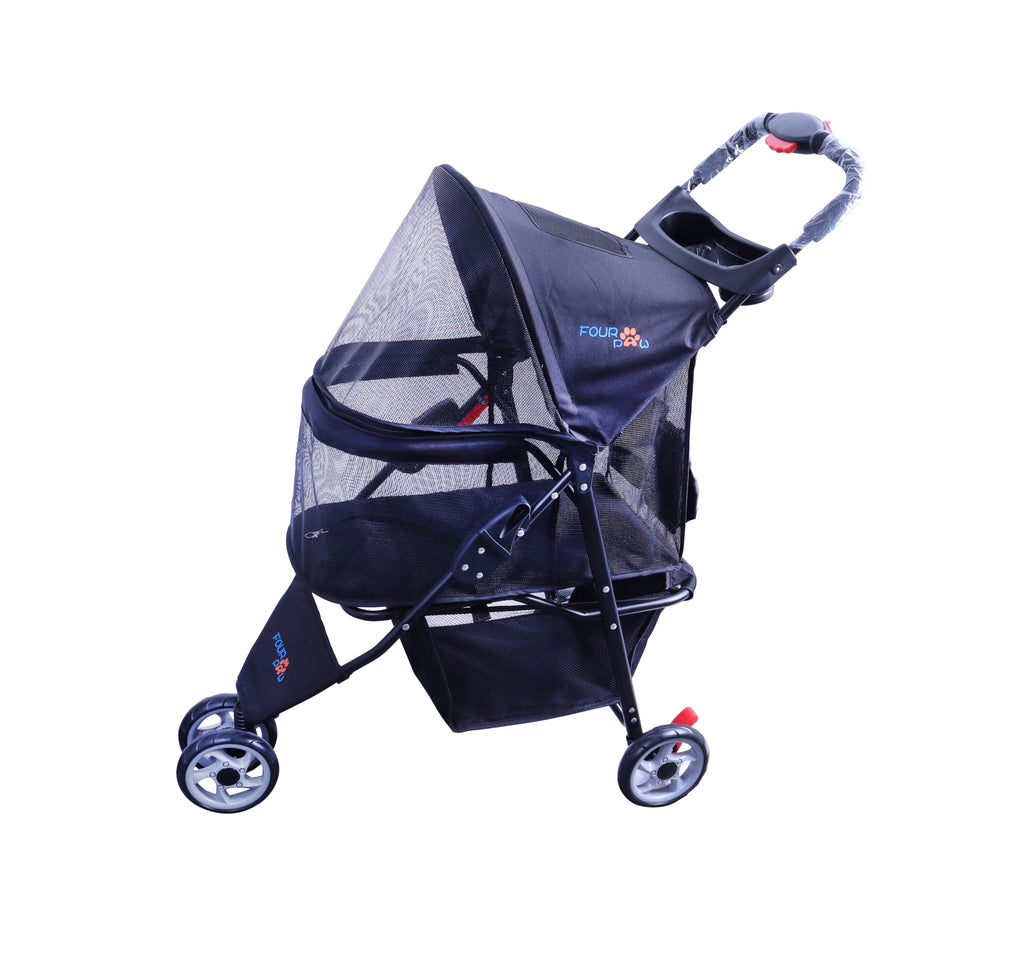 3 Wheels Pet Stroller with Storage Basket Z7243