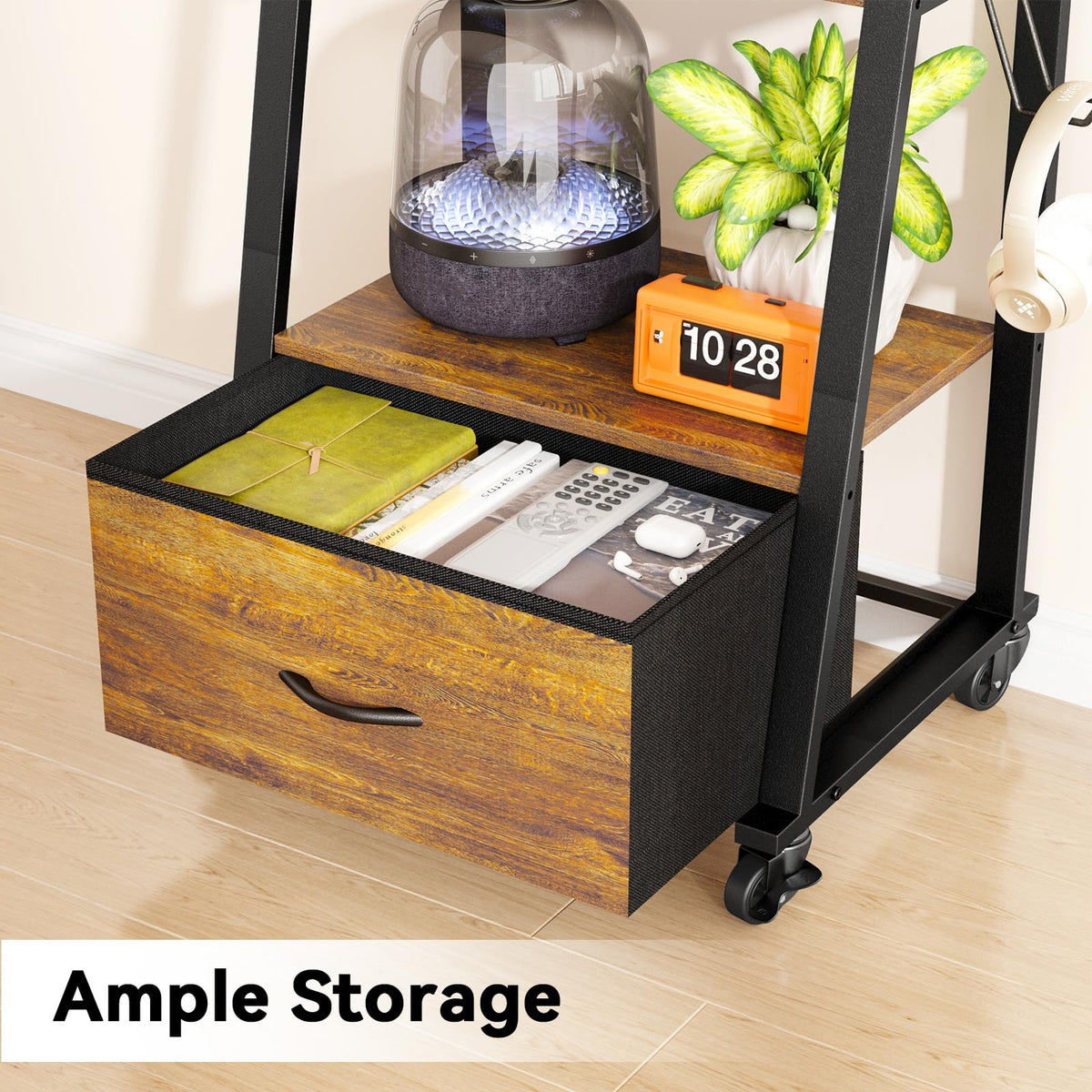 Rolling TV Stand on Wheels for 32-55 Inch TVs W50398