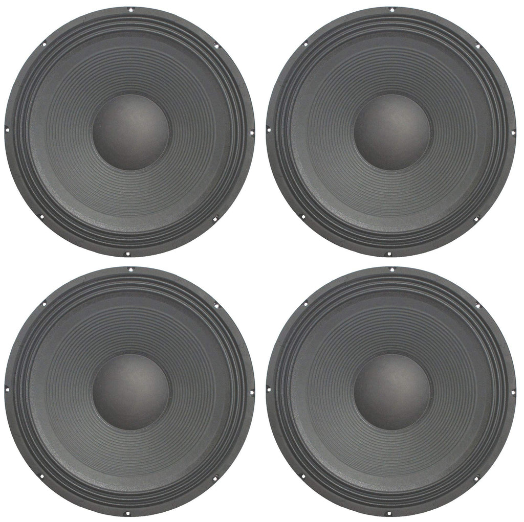 16 Ohm 18 Inch Woofer 4 Pack 1200W Subwoofer I92203