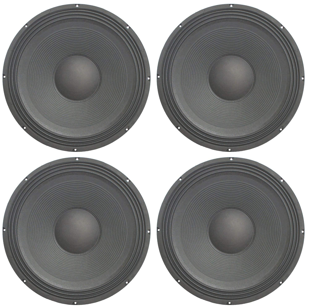 16 Ohm 18 Inch Woofer 4 Pack 1200W Subwoofer I92203