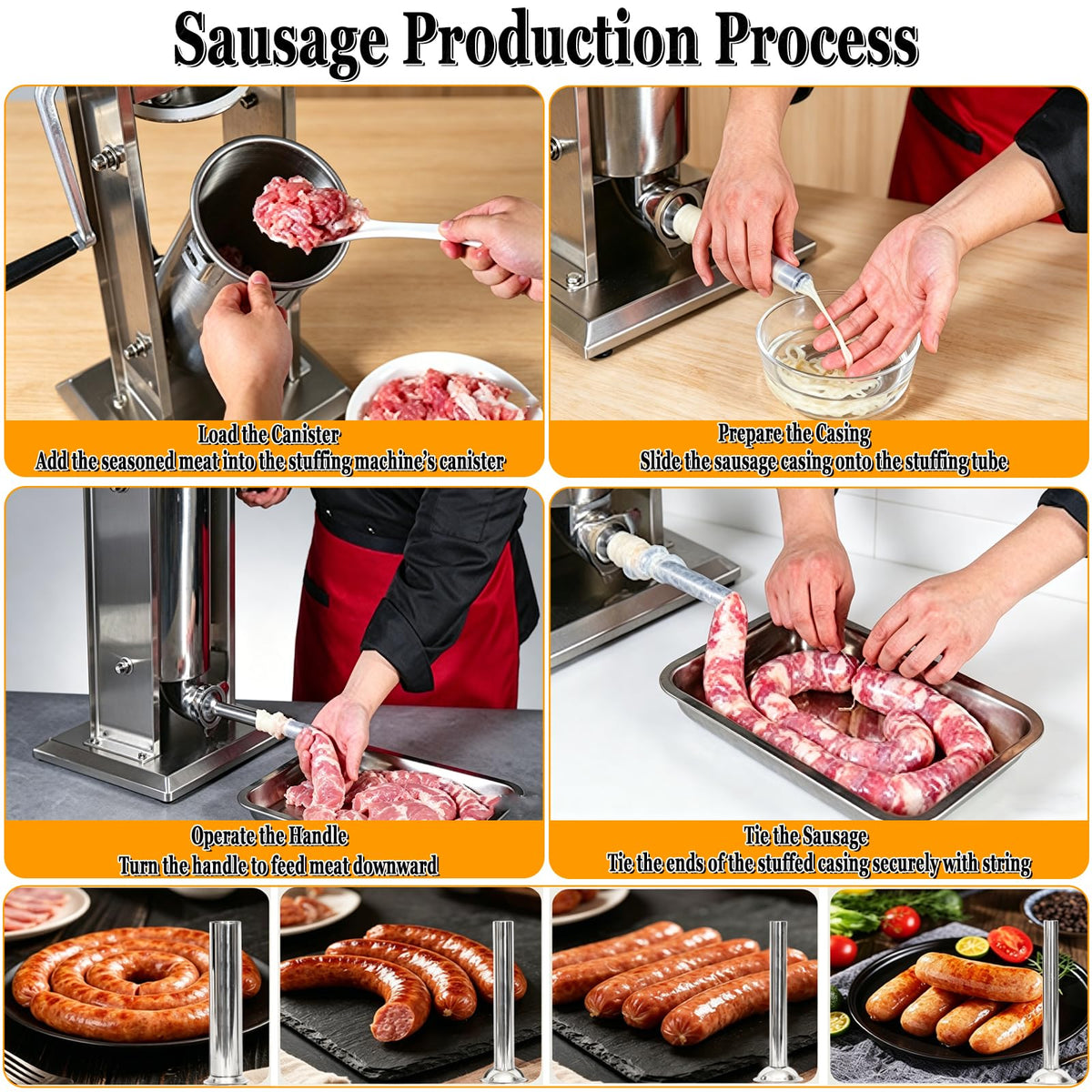 Stainless Steel Sausage & Churro Maker S6506