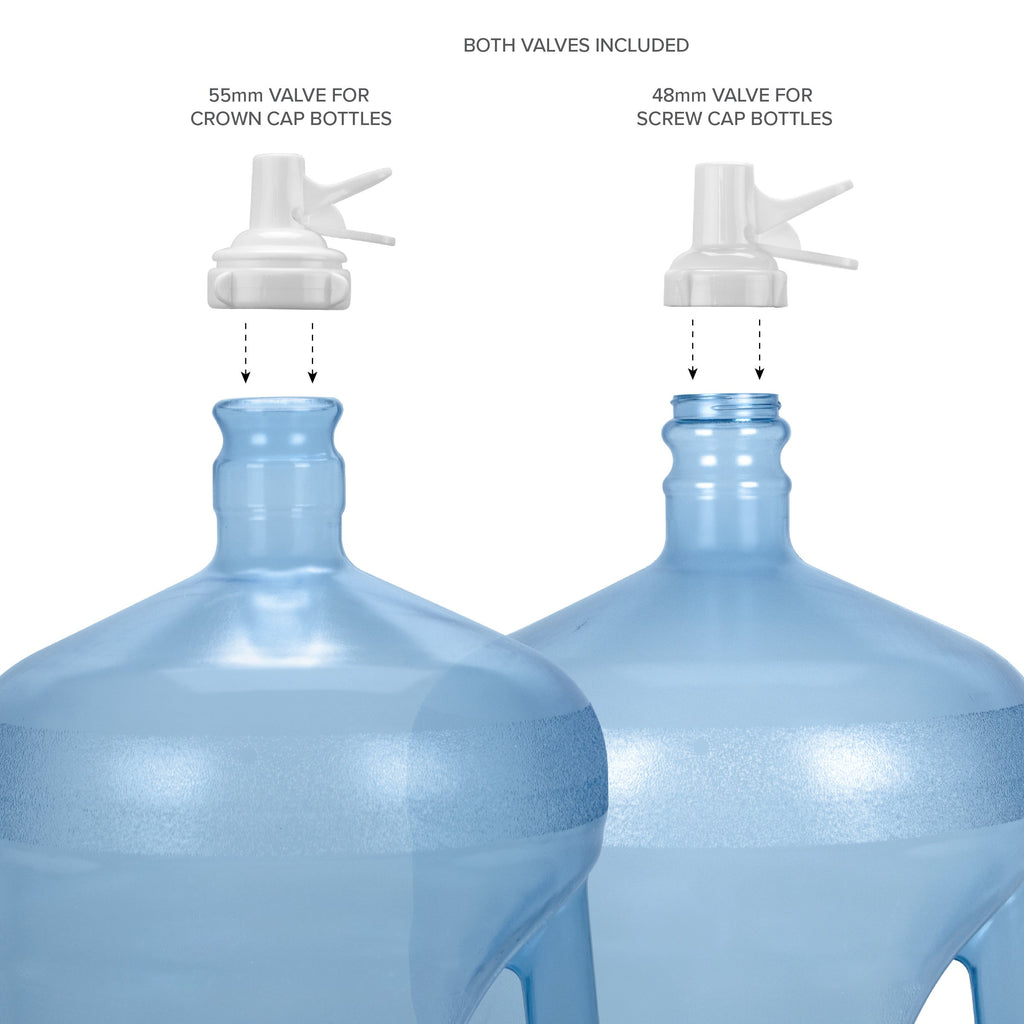 3-5 Gallon Water Jug Stand and 2 Dispenser Valves W7908
