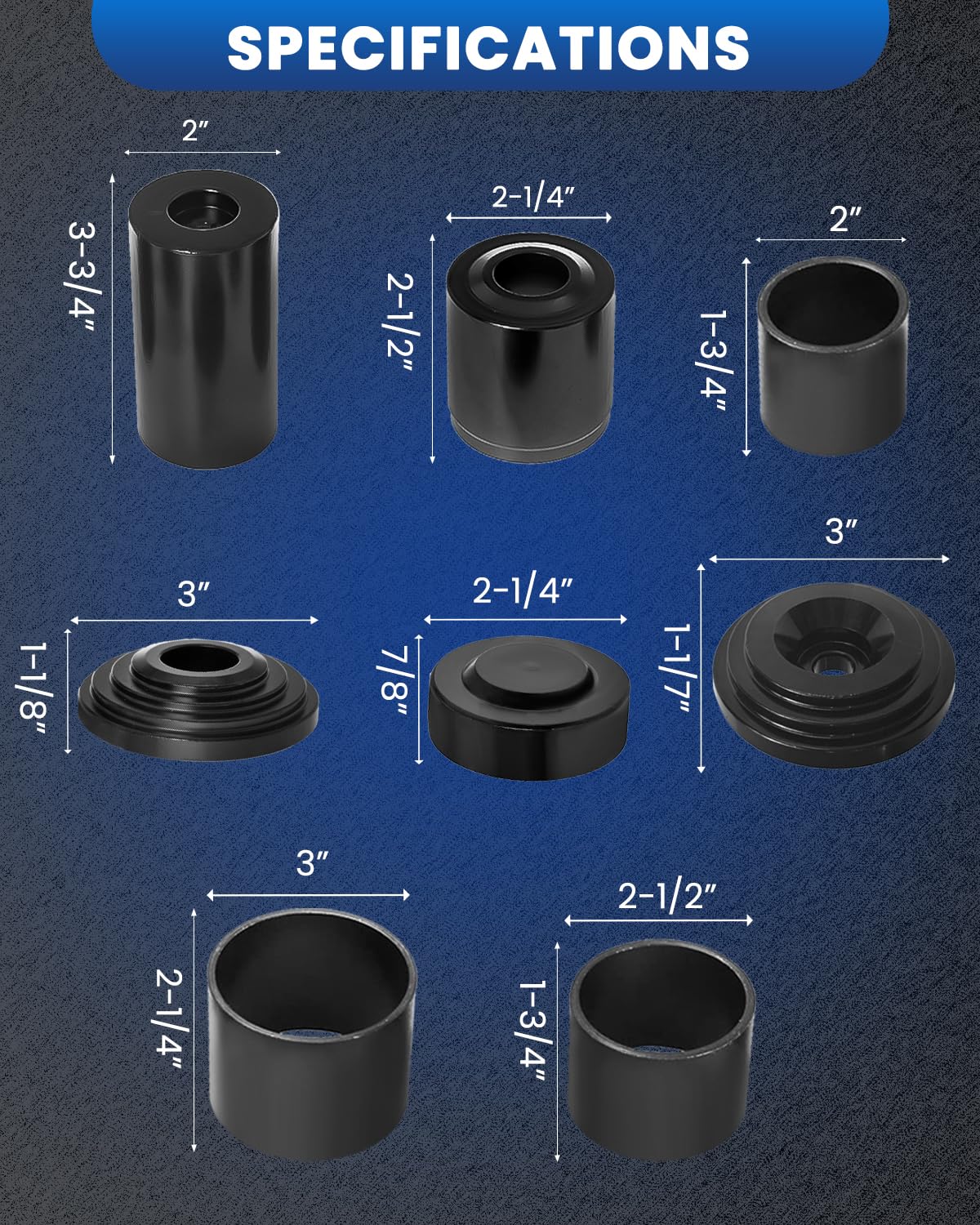 10-Piece Ball Joint Press and Removal Kit V245