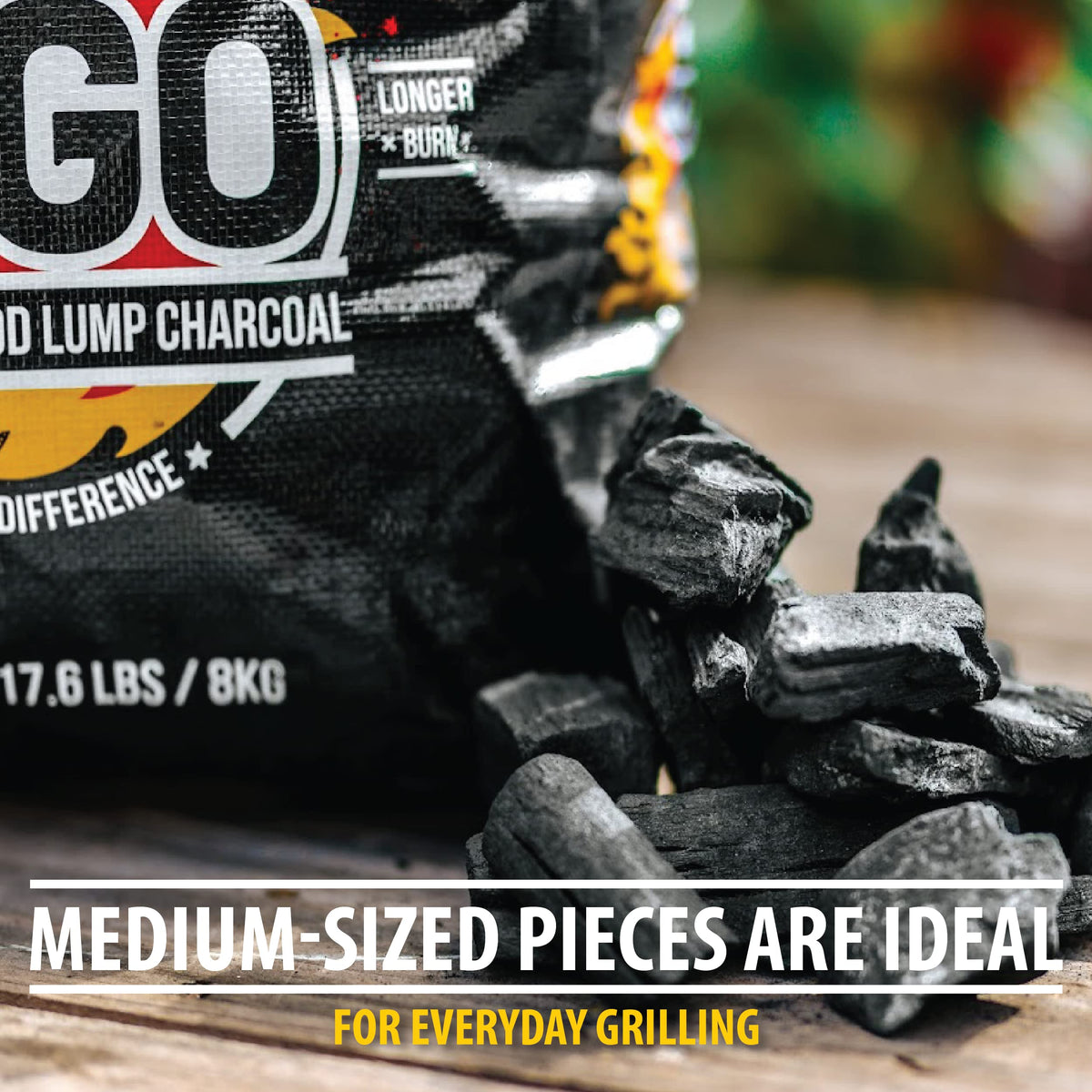 17.6 Pound 2-Pack Hardwood Lump Charcoal P9108