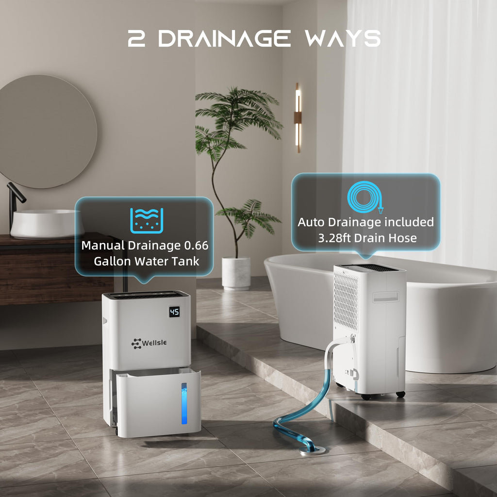 50 Pint Dehumidifier with Drain Hose F65765