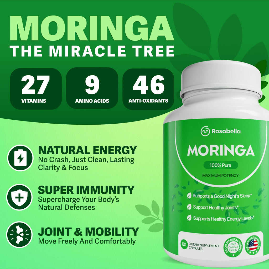 Moringa Capsules 120 Count D23600