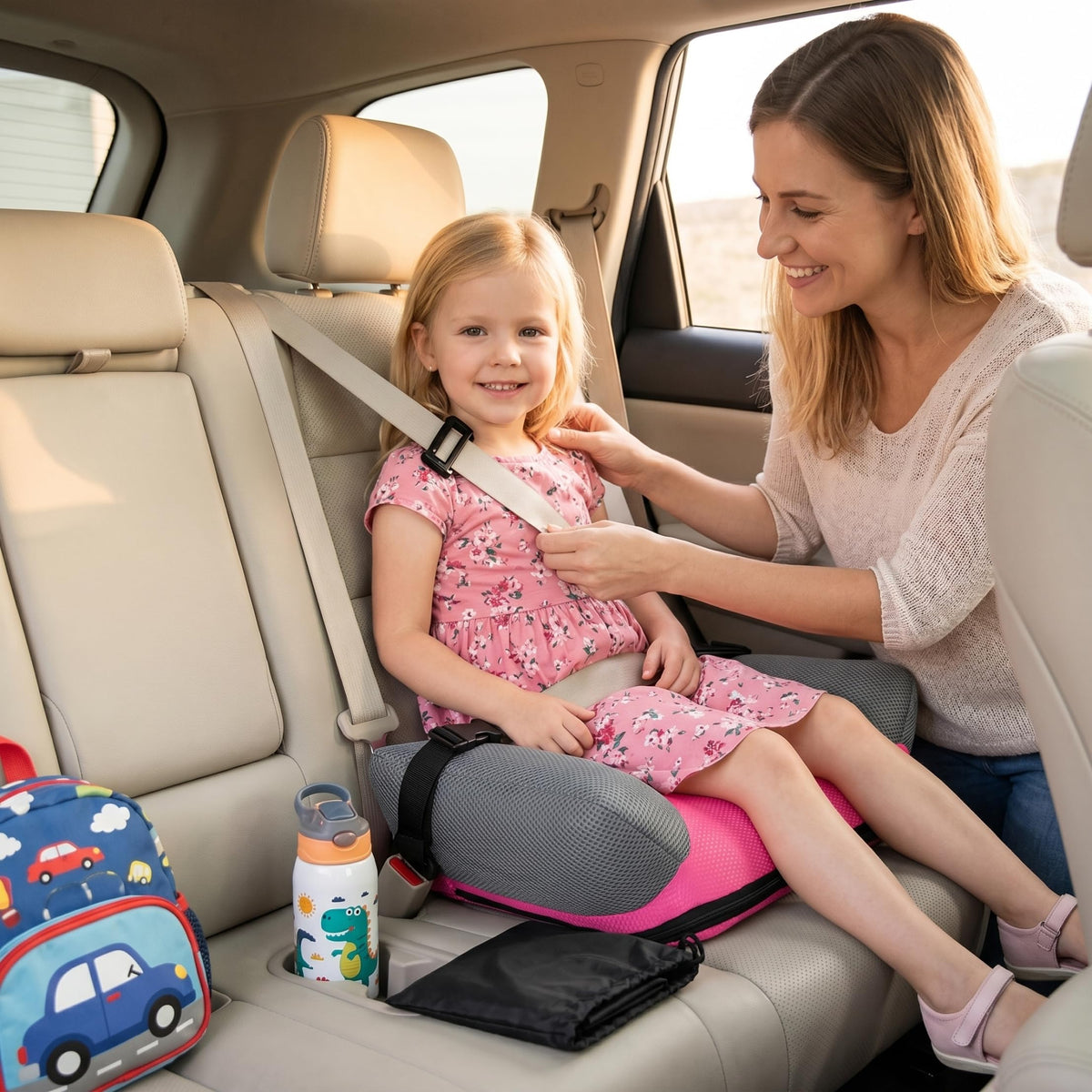 Backless Inflatable Portable Booster Seat C931
