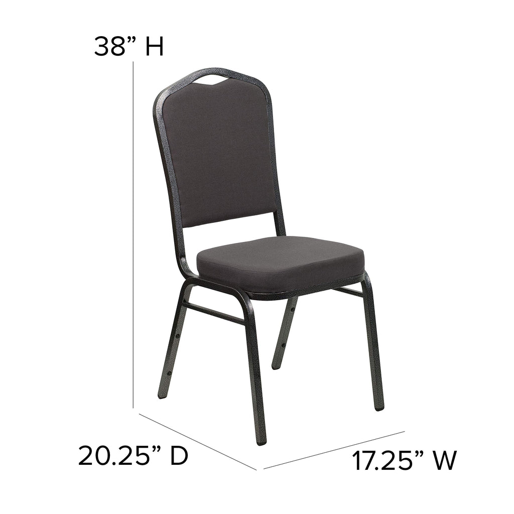 Gray Fabric Stacking Banquet Chair K78521
