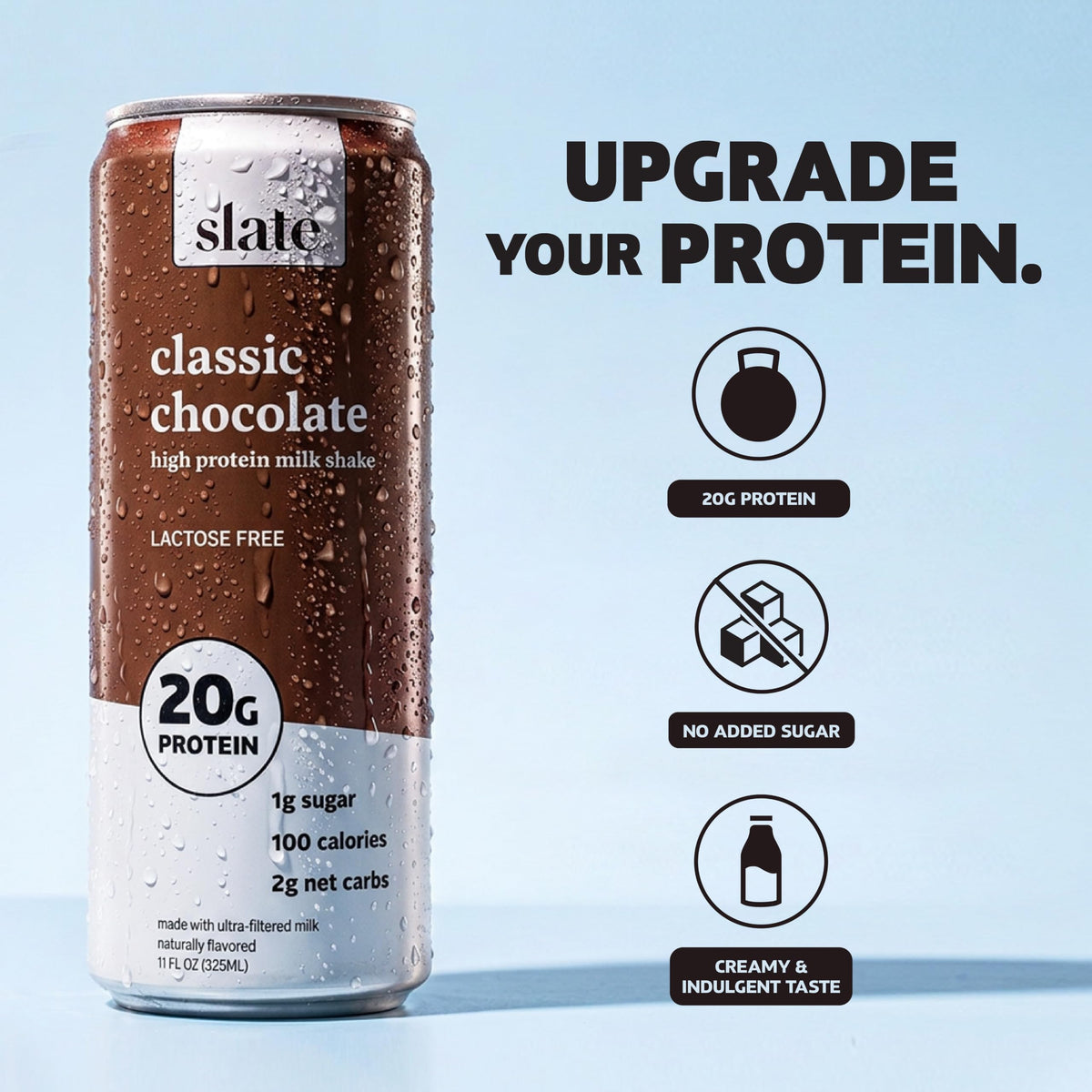 High Protein Milk Shake Classic Chocolate 12 Cans 11 fl oz T843