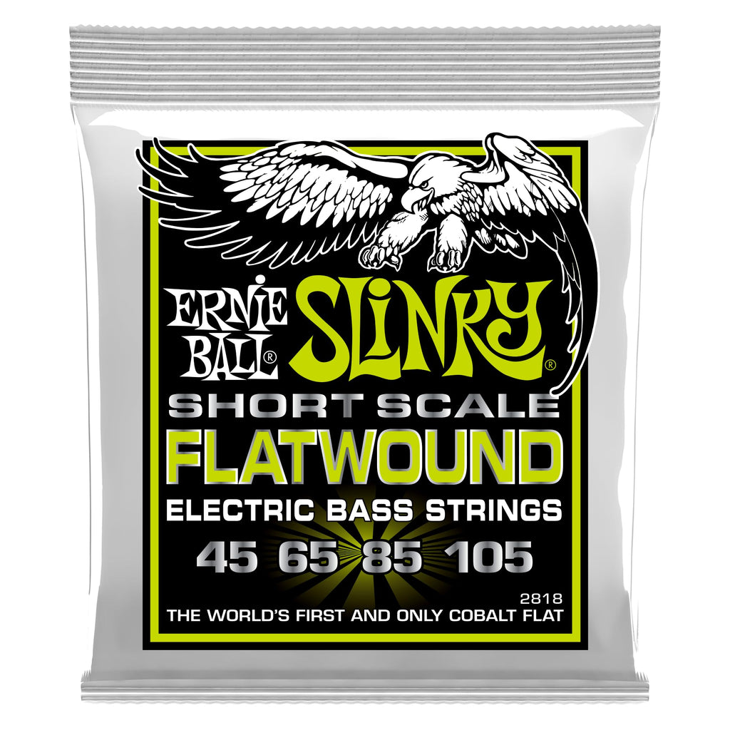 Flatwound Short Scale Electric Bass Strings 45-105 Gauge N8651