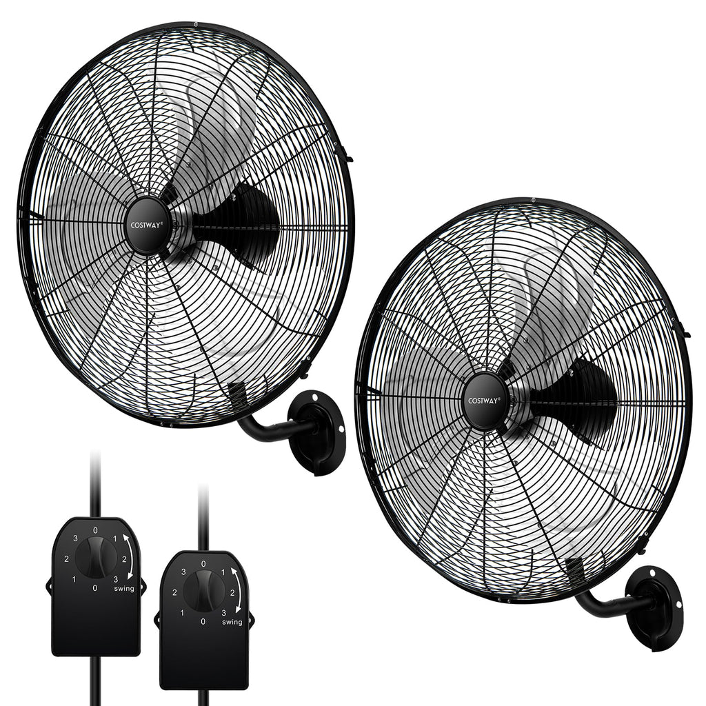 20-inch 3 Speed Metal Wall Mount Fan V8476