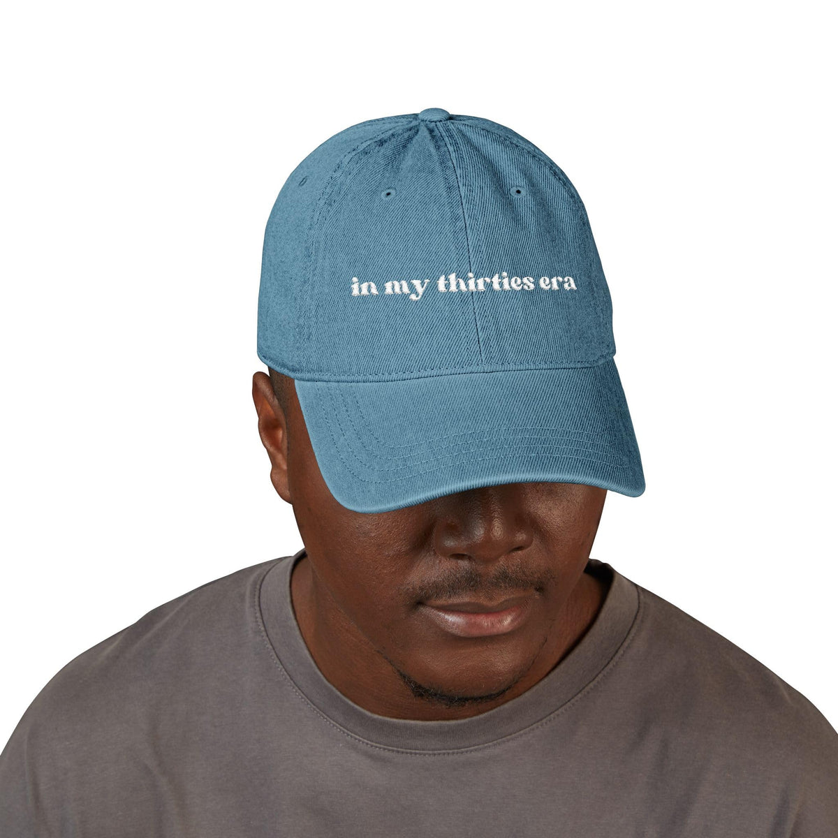 Embroidered Denim Hat D349676