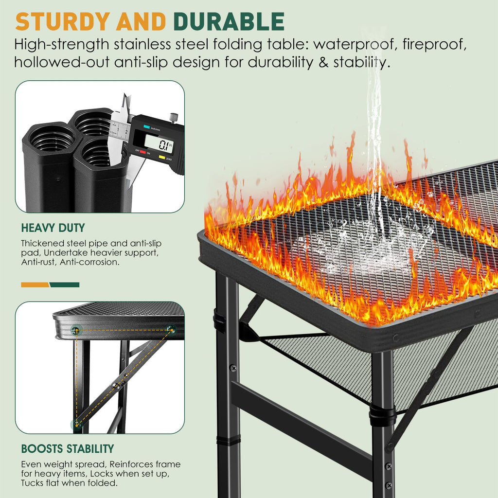 3ft Aluminum Folding Camping Table A732