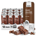 High Protein Milk Shake Classic Chocolate 12 Cans 11 fl oz T843