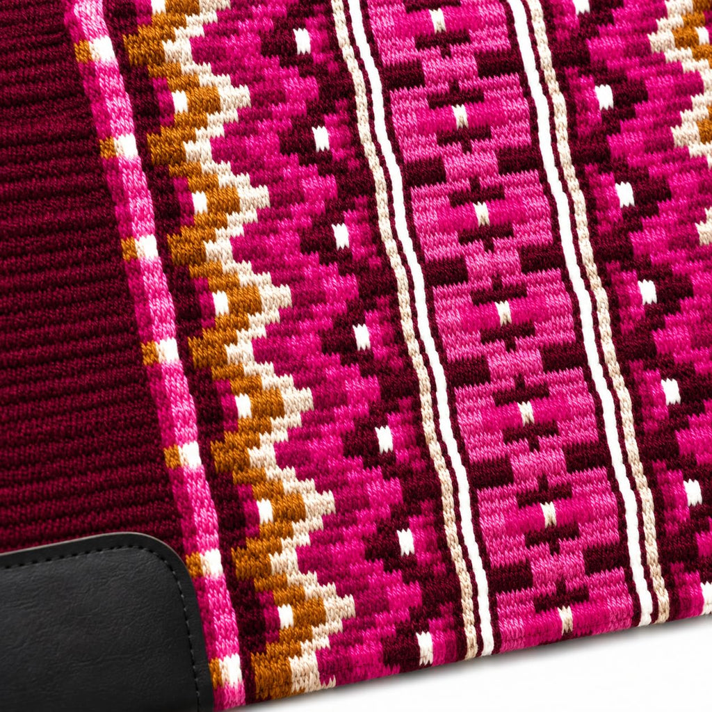 Burgundy Pink Tribal Horse Saddle Pad R38268