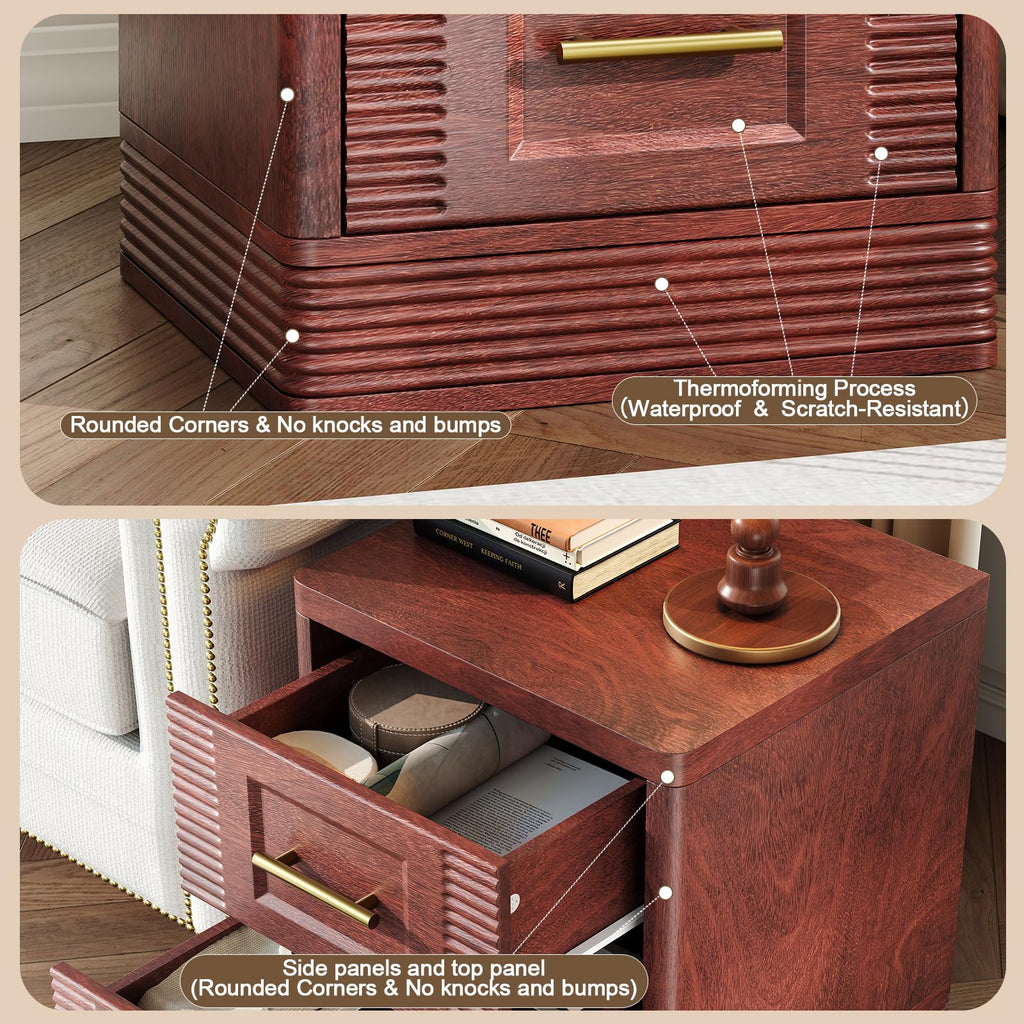 2 Drawer Nightstand H4601