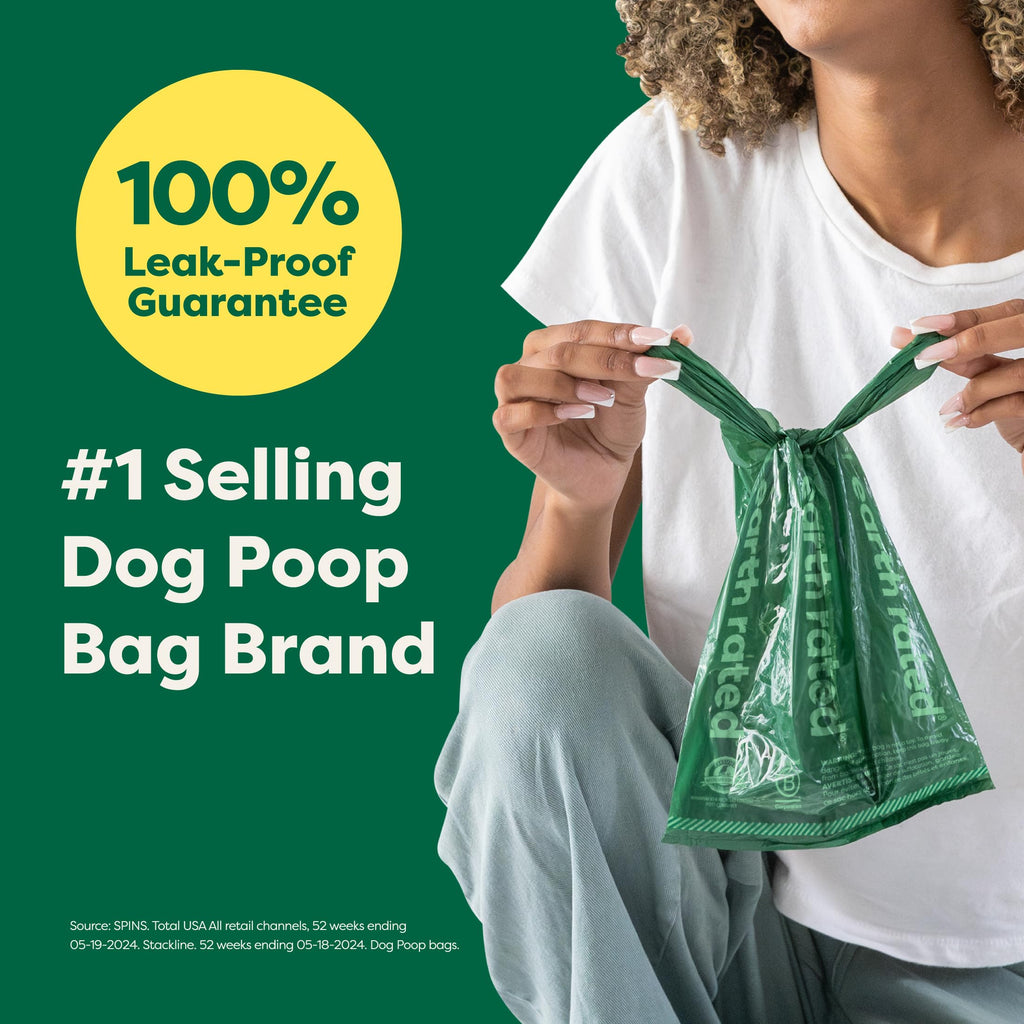 Dog Poop Bags 105 Easy Tie Handle Lavender T612262