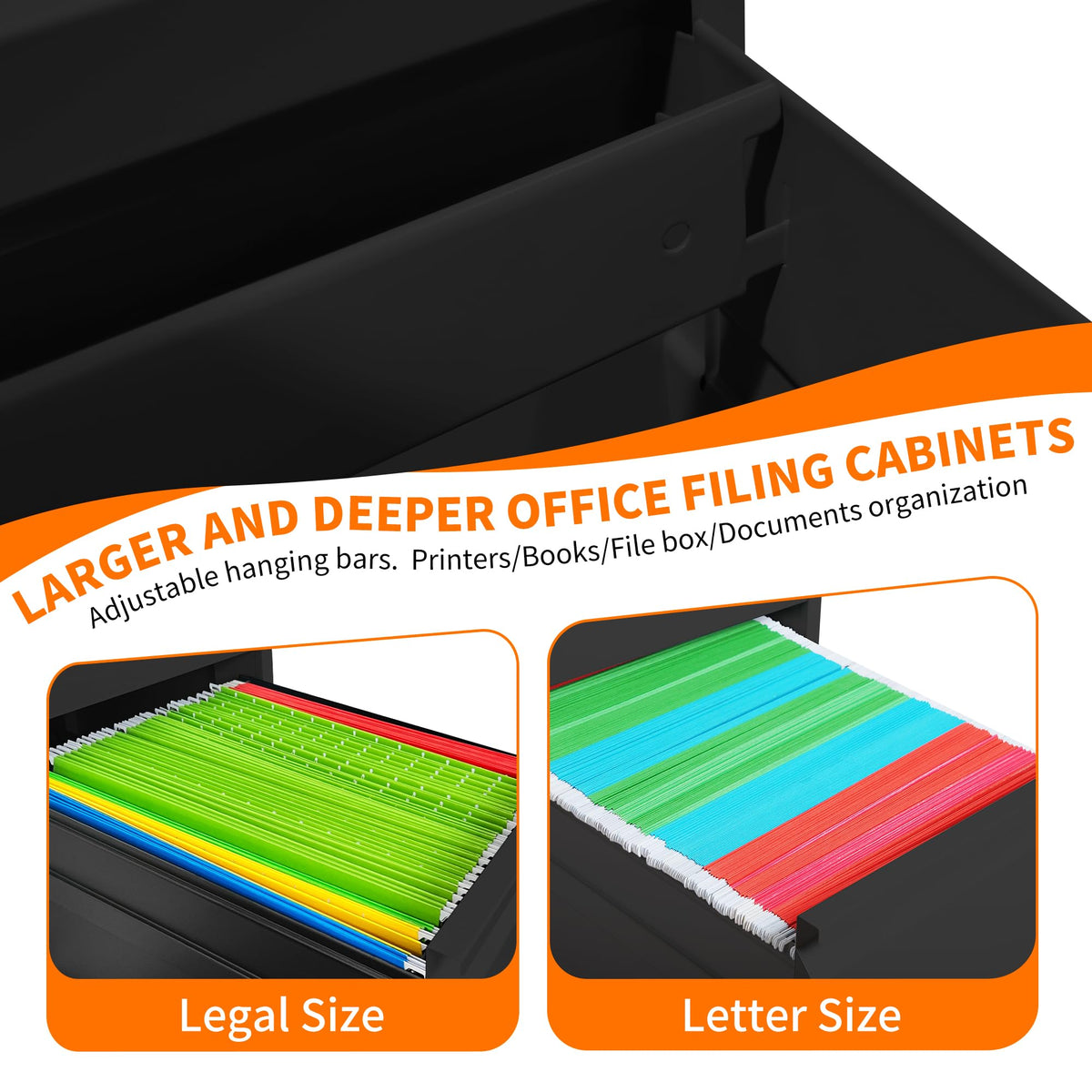 Metal File Cabinet with Drawer Heavy Duty Locking N612810
