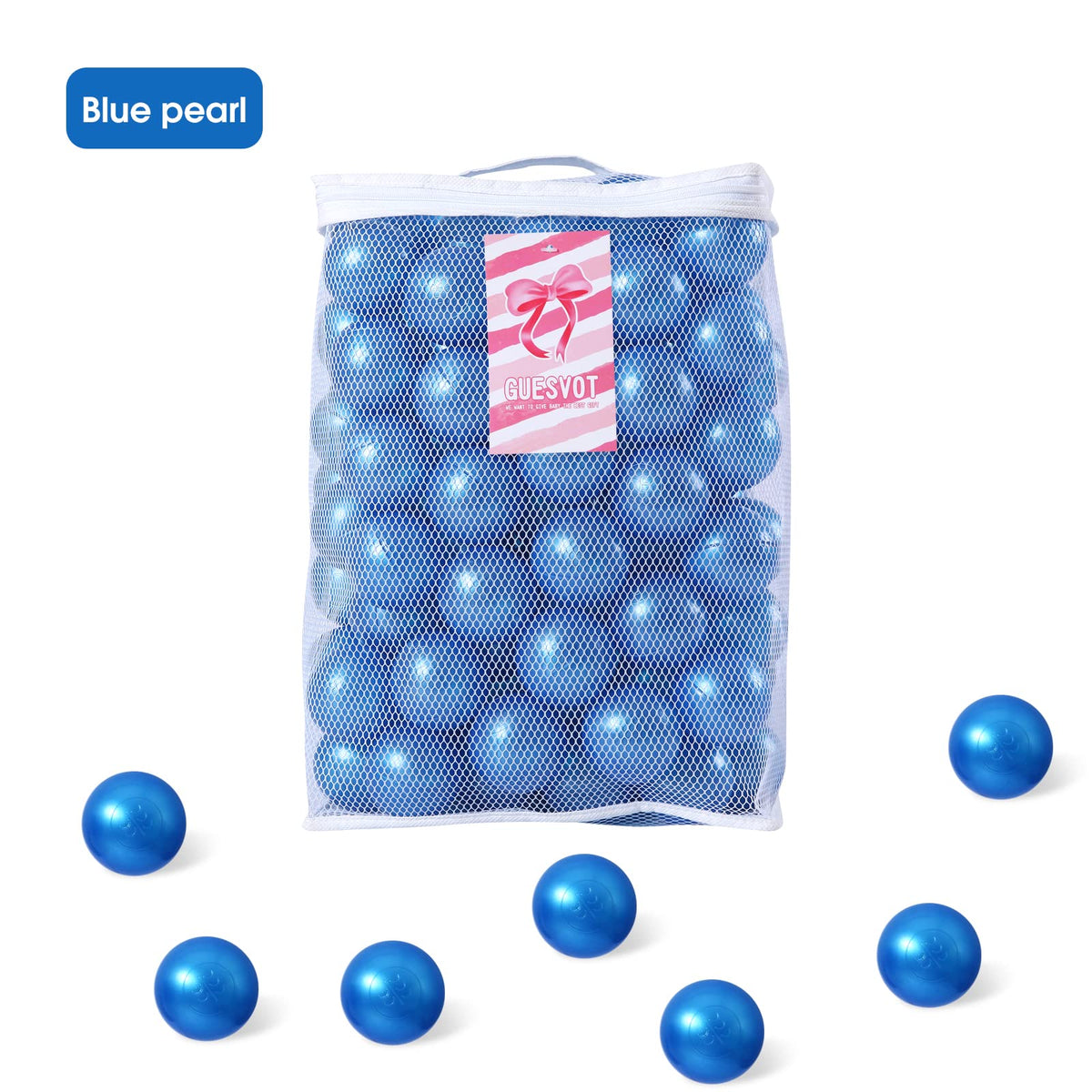 100 Pack 2.2 Inch Plastic Ball Pit Balls O995