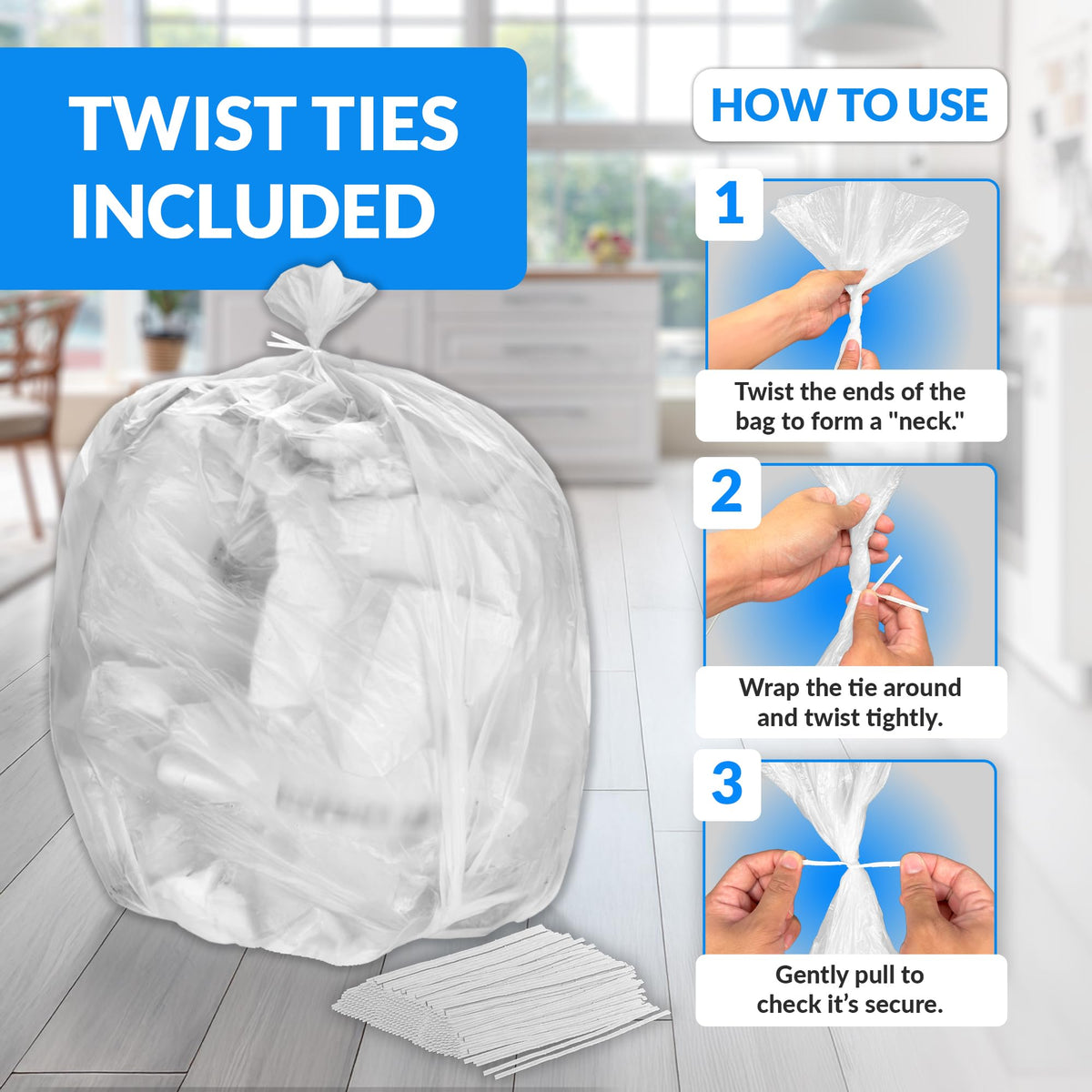 30-33 Gallon Heavy Duty Trash Bags A567964
