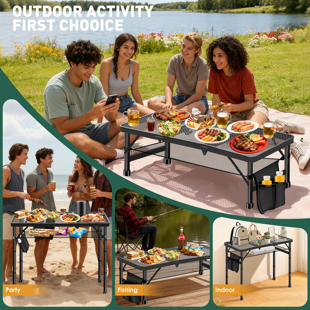 3ft Aluminum Folding Camping Table A732