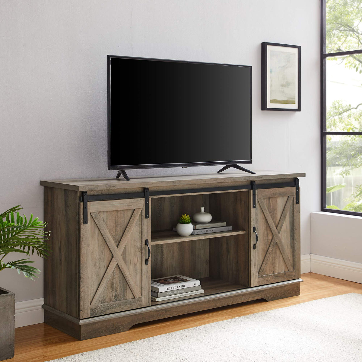 Grey Wash 58 Inch TV Stand L159194
