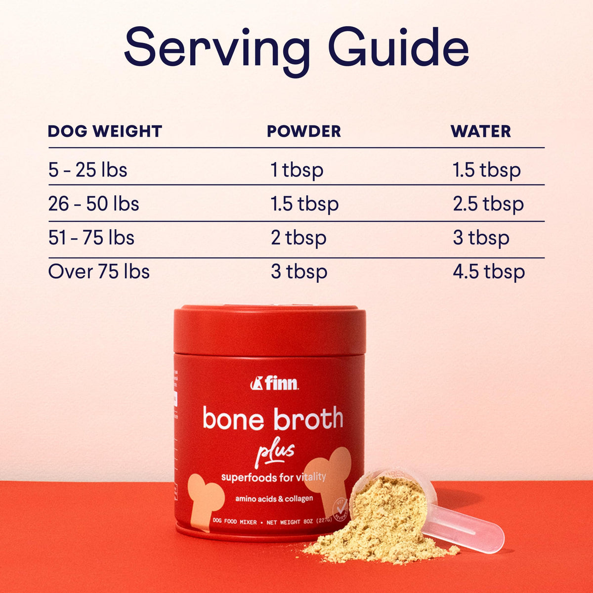 Bone Broth Plus for Dogs 8 oz U30272