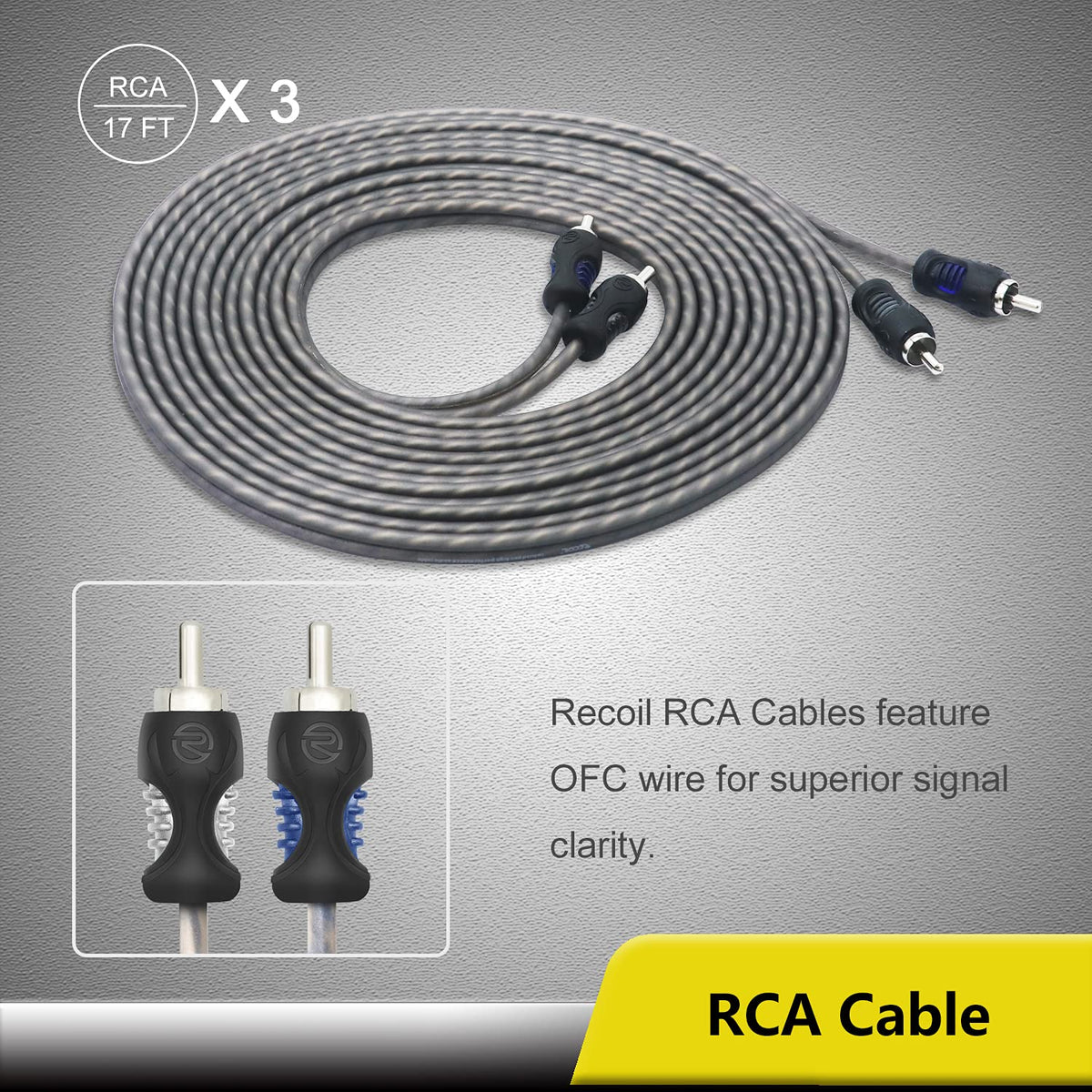 0 Gauge Car Audio Amplifier Wiring Installation Kit P310850