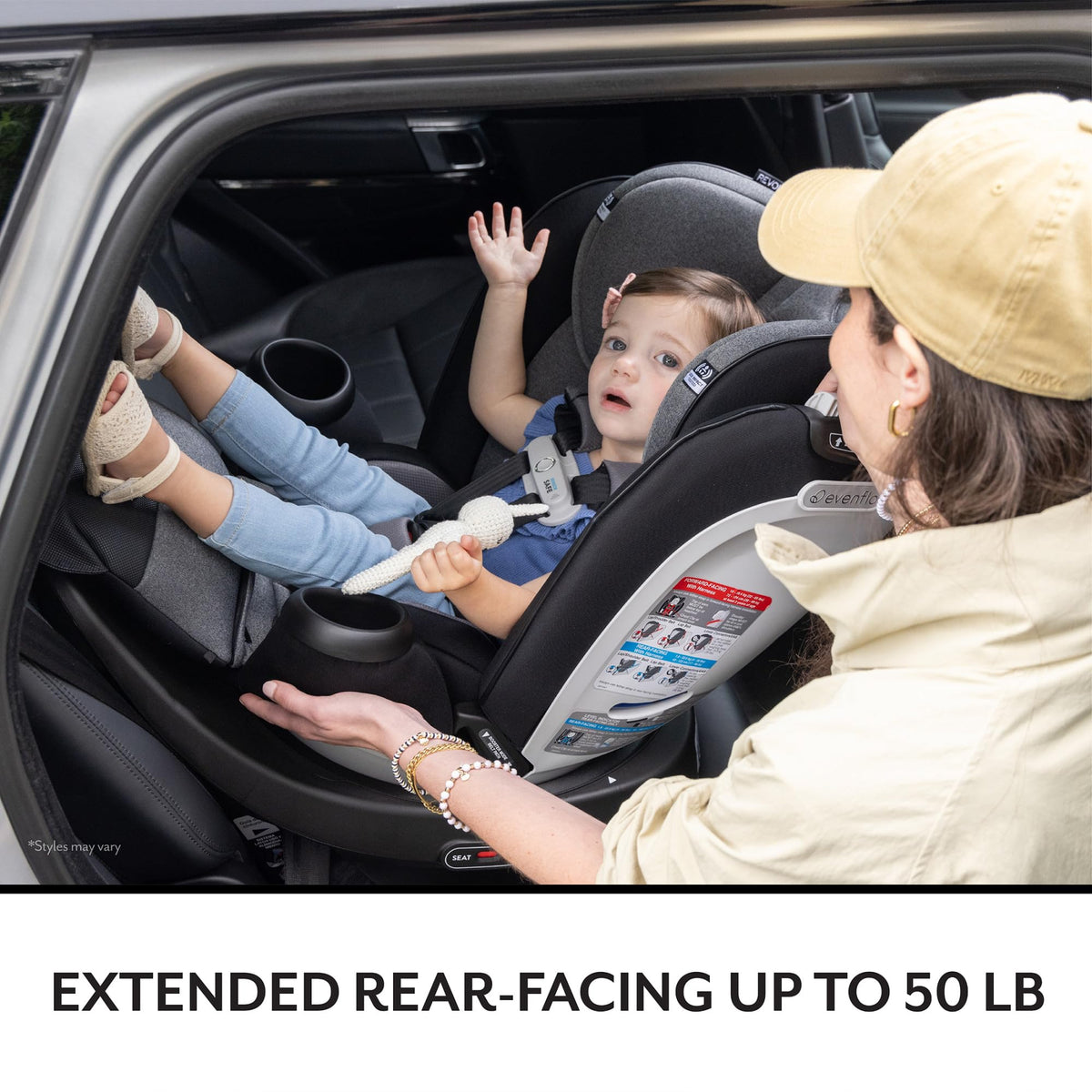 All-in-One Rotational Convertible Car Seat Q815