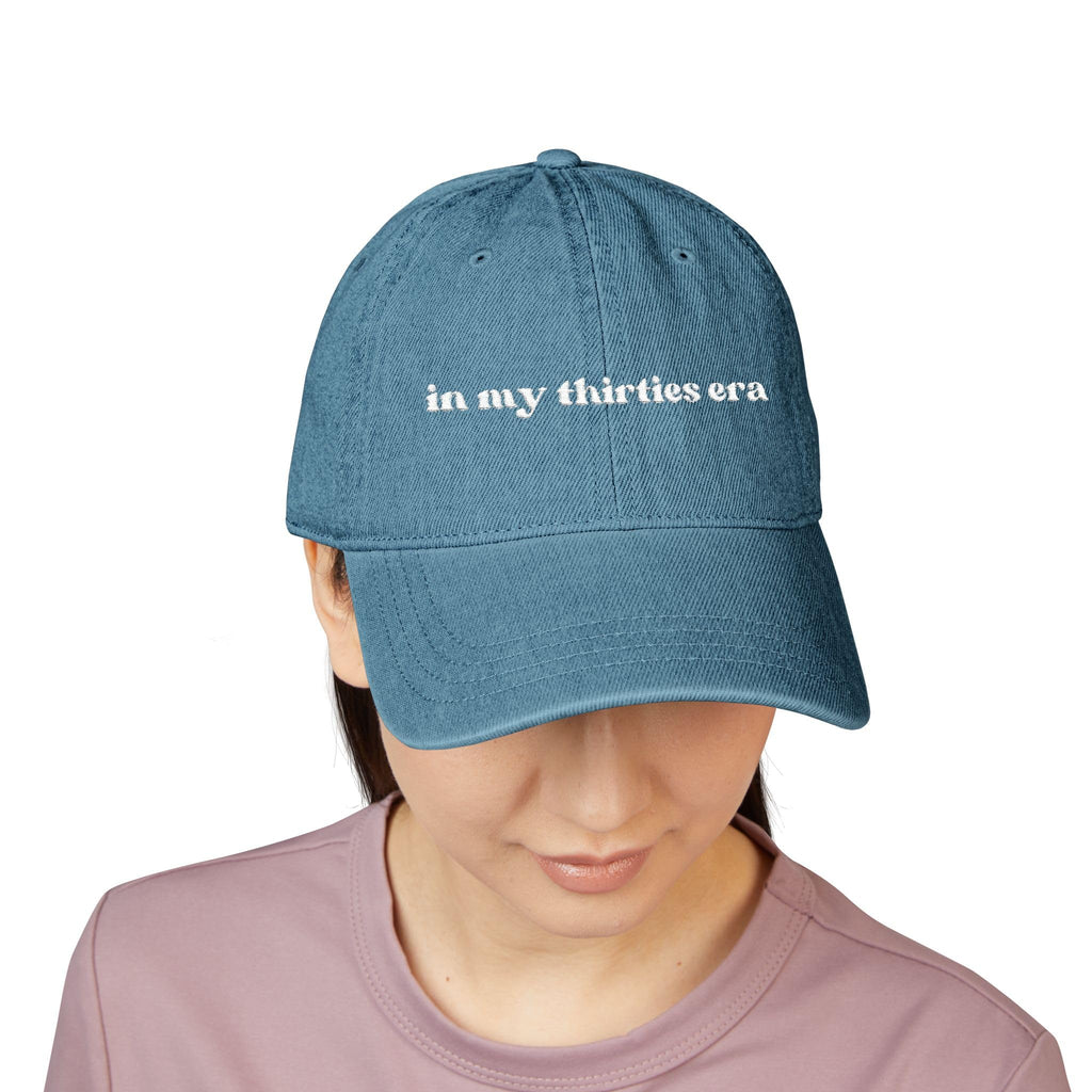 Embroidered Denim Hat D349676