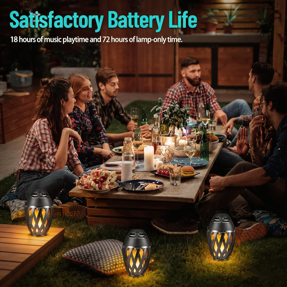 2 Pack Waterproof Wireless Bluetooth Outdoor Speakers U950