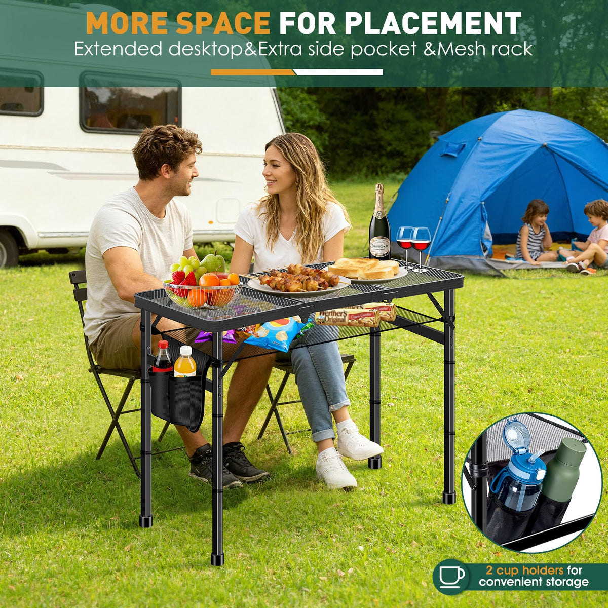 3ft Aluminum Folding Camping Table A732
