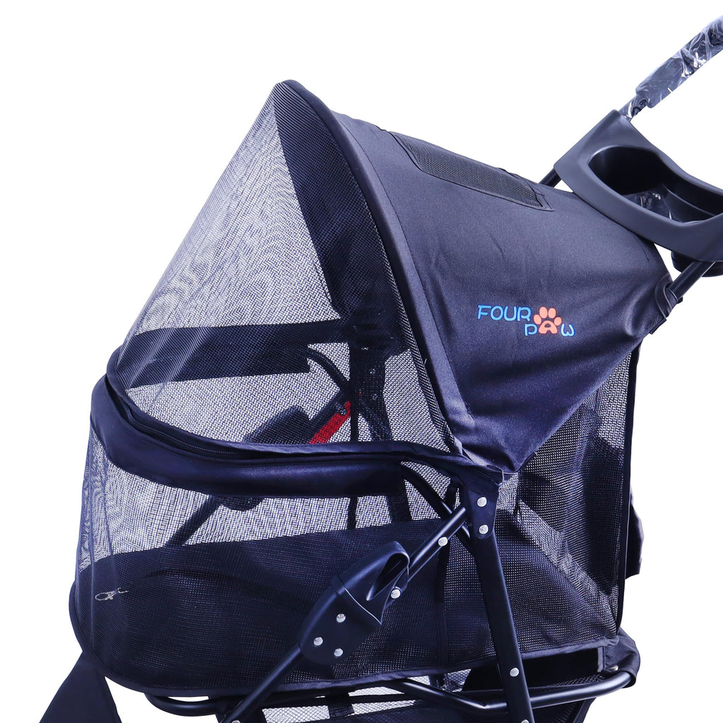 3 Wheels Pet Stroller with Storage Basket Z7243